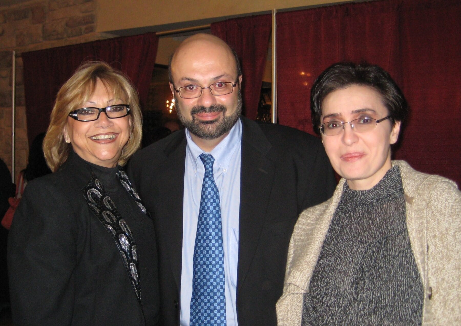 Rima Kamali, Dr. David G. Davtyan And Nune Badalyan At The Weight Loss Surgery Center Of Los Angeles 